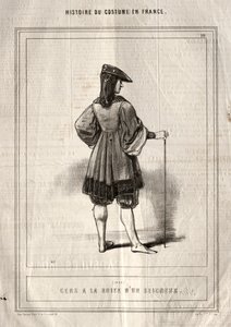 Historia del Traje en Francia: Gente al servicio de un señor