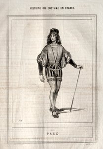 Histórico del Traje en Francia: Página de Paul Gavarni