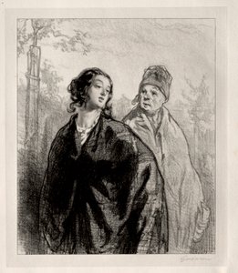 La Fille et la mère de Paul Gavarni