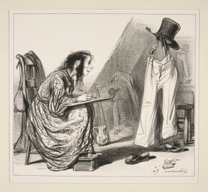 La pintura de Paul Gavarni