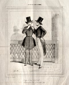 La vida de un joven, 1842 de Paul Gavarni