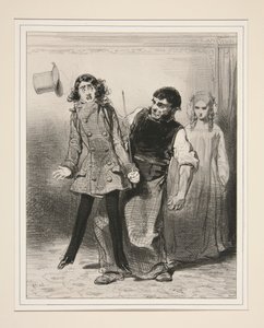 El padre de la Lorette de Paul Gavarni