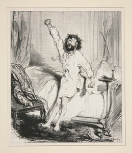 El despertar del león. de Paul Gavarni