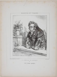 Les Invalides du Sentiment (Los Inválidos del Sentimiento): Era un "joven protagonista". de Paul Gavarni