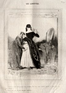 Les Lorettes, 1842 de Paul Gavarni