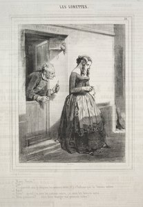 Les Lorettes, 1842 de Paul Gavarni