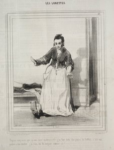 Les Lorettes, 1842 de Paul Gavarni