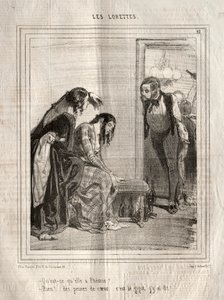Les Lorettes, 1842 de Paul Gavarni