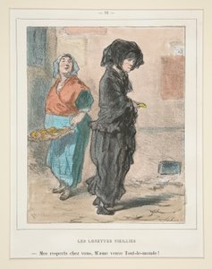 Loretas envejecidas de Paul Gavarni