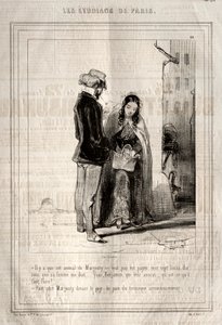 Los Estudiantes de París, 1842 de Paul Gavarni