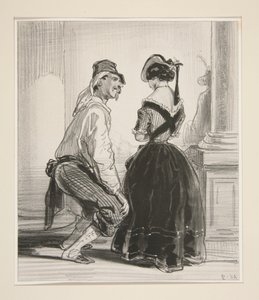 ¿La señora busca a un señor? - Dos señores.
