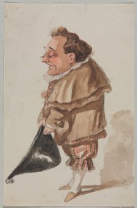 Man with a Large Hat de Paul Gavarni