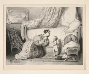 Mi bello ángel, bésame. de Paul Gavarni