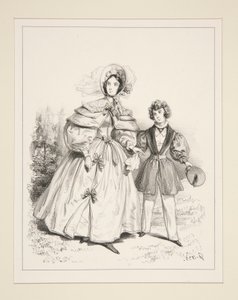 NEGLIGENCIA DE LA MAÑANA. 1835. de Paul Gavarni