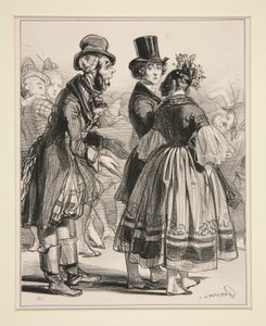 No. 6 - El Carnaval - Préstale un poco al ladrón de Paul Gavarni