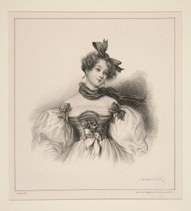 MUJER CAMPESINA DE ROCHERSBERG de Paul Gavarni