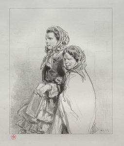 Par-ci, par-là: Mi hija ha cantado, 1854-1856 de Paul Gavarni