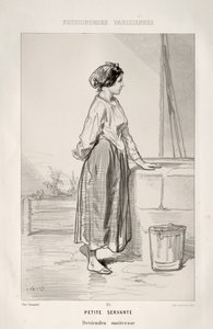 Pequeña sirvienta de Paul Gavarni