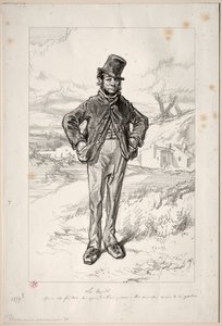 Fisionomías parisinas: El lunes, 1857-58 de Paul Gavarni