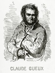 Retrato de Claude Gueux, 1834 de Paul Gavarni