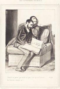 Cuando uno piensa... de Paul Gavarni