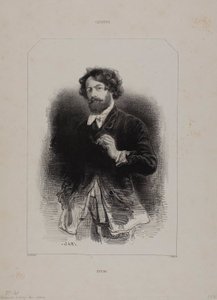 Autorretrato de Paul Gavarni