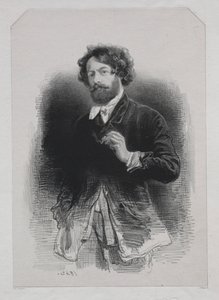 Autorretrato de Paul Gavarni