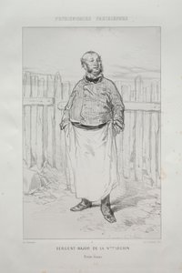 Sargento - Mayor de la N-ésima Legión de Paul Gavarni