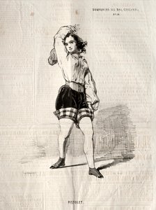 Souvenirs del Bal Chicard: Pistolet, 1843
