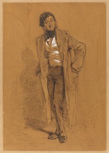 Hombre de pie de Paul Gavarni