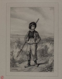 El pequeño caminero de Paul Gavarni