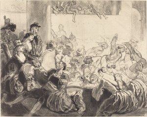 El Baile de Máscaras de Paul Gavarni