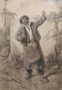 Los doce meses: octubre de Paul Gavarni