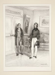 Un enfoque falso. Página 335. de Paul Gavarni