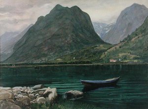Paisaje noruego de Paul Gerhard Rosen