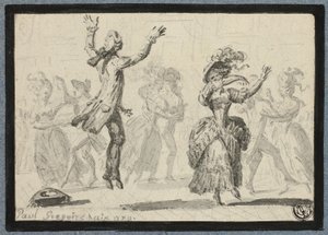 Damas y caballeros bailando de Paul Gregoire