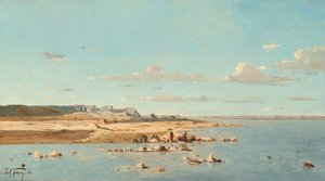 Lavanderas en las Orillas del Durance de Paul Guigou
