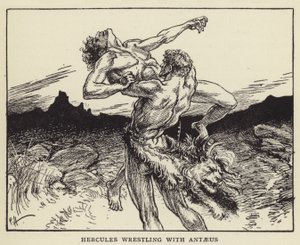 Hércules luchando con Anteo
