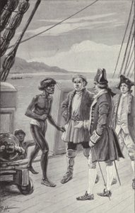 "Nunca antes había conocido a nativos de ningún lugar tan asombrados como estas personas al entrar en un barco" de Paul Hardy