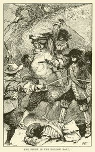 La pelea en el camino hueco de Paul Hardy
