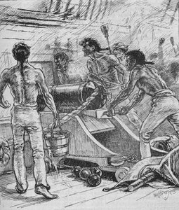Los soberanos reales se aferraron a sus armas y lucharon como demonios, 1902