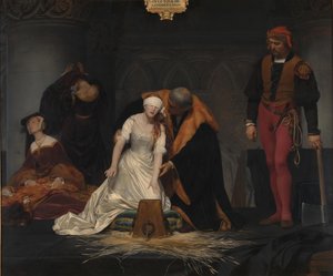 La Ejecución de Lady Jane Grey, 1833 de Paul Delaroche