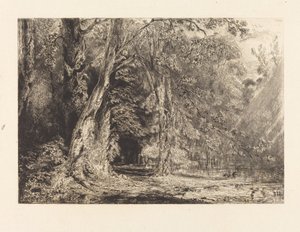 Inundación en el Bosque de la Isla Seguin de Paul Huet