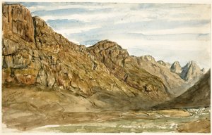 Acantilados rocosos a lo largo del Romanche de Paul Huet