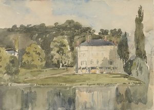 Vista del Château en Folembray, ca. 1831 de Paul Huet