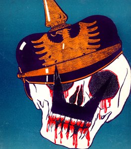 Caricatura del Kaiser Guillermo, 13 de abril de 1916