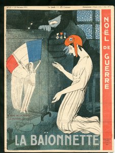 Portada de "La Baionnette", Satirique en Couleurs de Paul Iribe