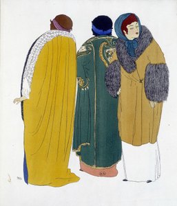 Creación de Paul Poiret de “Los vestidos de Paul Poiret”, dibujo por Paul Iribe. 1911 de Paul Iribe