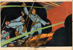 La Baionnette, Satírico en Colores de Paul Iribe