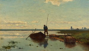 Paisaje de pólder de Paul Joseph Constantin Gabriel